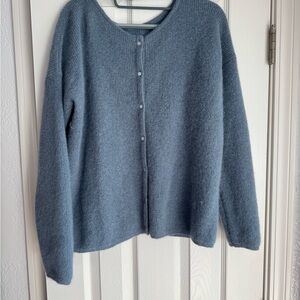 Sezane Vintage Blue Gaspard Cardigan - M